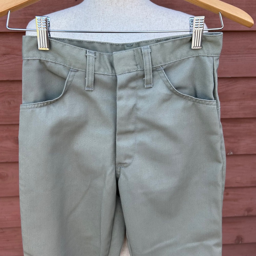 Vintage Billy The Kid Khaki Pants Western Wear Boyswear Size 26x24 Splinter - Picture 5 of 7